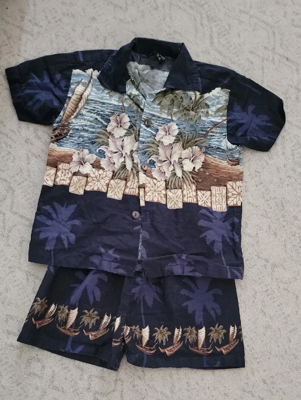 Boys 3T Hawaiian Set Bundle